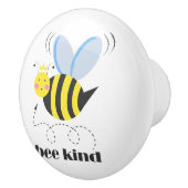 Happy bee princess with crown and shagon Bee Kind セラミックノブ (右)