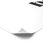 Happy bee princess with crown and shagon Bee Kind ポスター (コーナー)