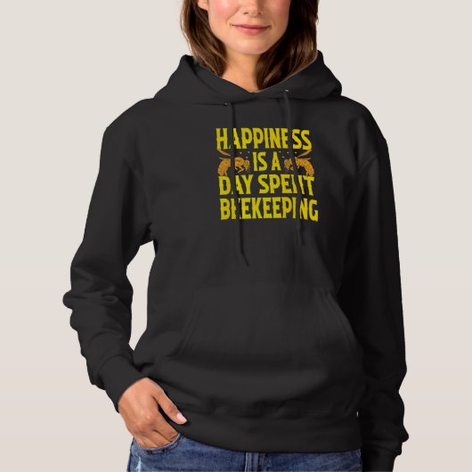Happy Beekeeper Bee's 保 Life Honey Extraping パーカ (正面)