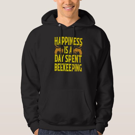 Happy Beekeeper Bee's 保 Life Honey Extraping パーカ (正面)