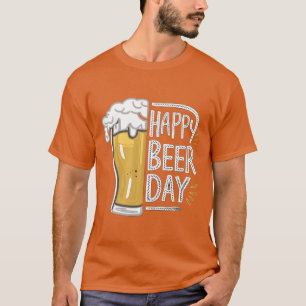 Happy Beer Day：ドリンク、リピリラックスート Tシャツ