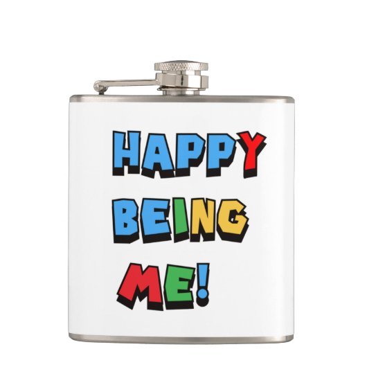 Happy Being Me フラスク (正面)