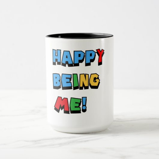Happy Being Me マグカップ (中央)