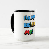 Happy Being Me マグカップ (正面左)
