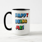 Happy Being Me マグカップ (左)