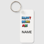 Happy Being Me Keychain キーホルダー (正面)