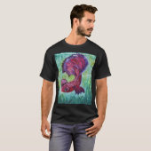 Happy betta fish enjoying his home tシャツ (正面フル)