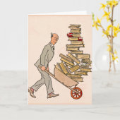 Happy Bibliophile 1930 カード (黄色い花)