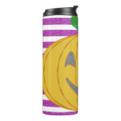 Happy Big Modern Orange Pumpkin タンブラー (回転左)