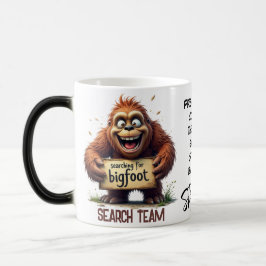 Happy Bigfoot Sasquatch Search Team モーフィングマグカップ