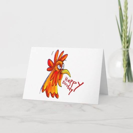 HaPpY BiRdAy カード (正面)