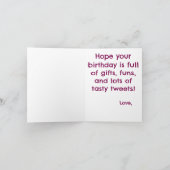 Happy Birdthday Greeting Card カード (内部)