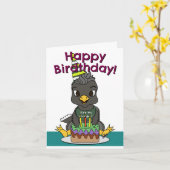 Happy Birdthday Greeting Card カード (黄色い花)
