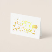 Happy Birtday Tarta 箔カード (正面)