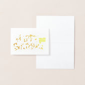 Happy Birtday Tarta 箔カード (ディスプレー)