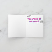 Happy birthay alien card シーズンカード (内部)