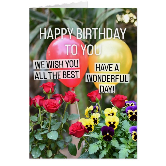 Happy Birthday (正面)