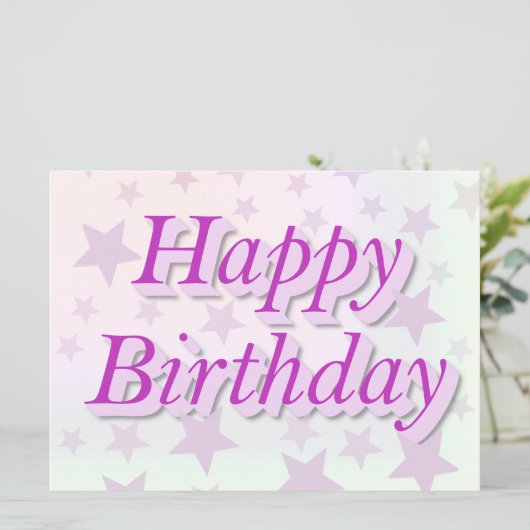 Happy birthday (スタンド正面)