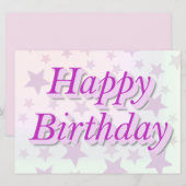 Happy birthday (正面/裏面)