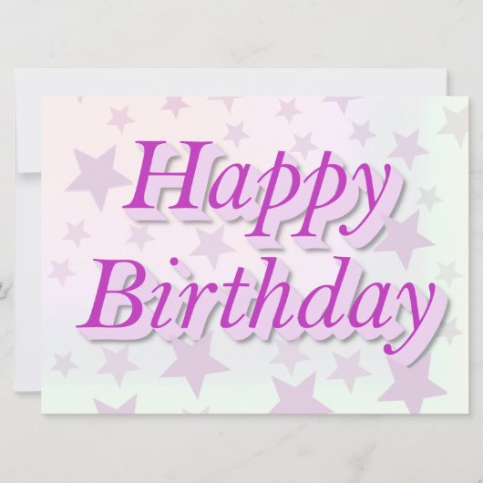 Happy birthday (正面)