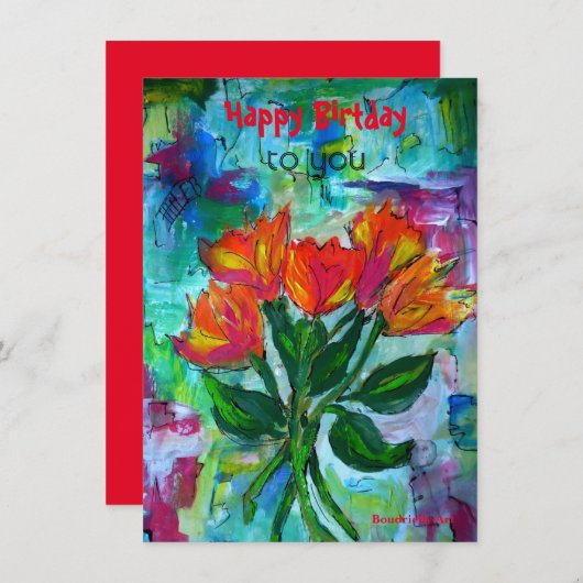 Happy birthday (正面/裏面)