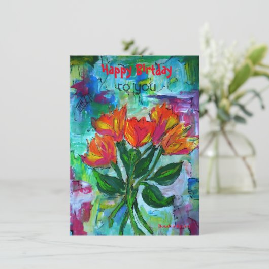 Happy birthday (スタンド正面)