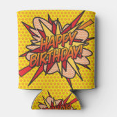 HAPPY BIRTHDAY おもしろモダン 缶クーラー (裏面)