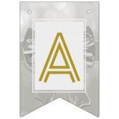 ☆HAPPY BIRTHDAY☆の銀の弓 バンティングフラッグ (第3の旗)