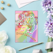 Happy Birthday  アクリル招待状 (インサイチュ (ウェディング))