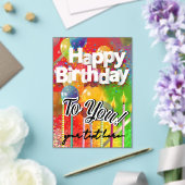 Happy Birthday   アクリル招待状 (インサイチュ (ウェディング))