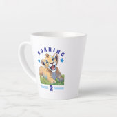 Happy birthday カフェラテマグ (左アングル)