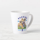 Happy birthday カフェラテマグ (右アングル)