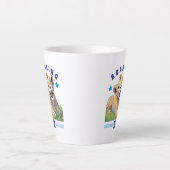 Happy birthday カフェラテマグ (正面)