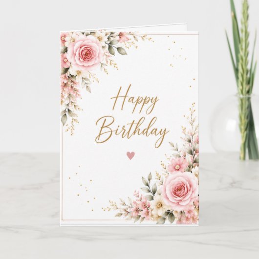 Happy Birthday カード (正面)