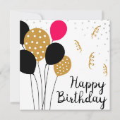 Happy Birthday カード (正面)