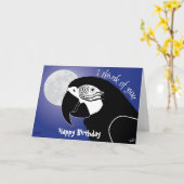 Happy Birthday カード (黄色い花)