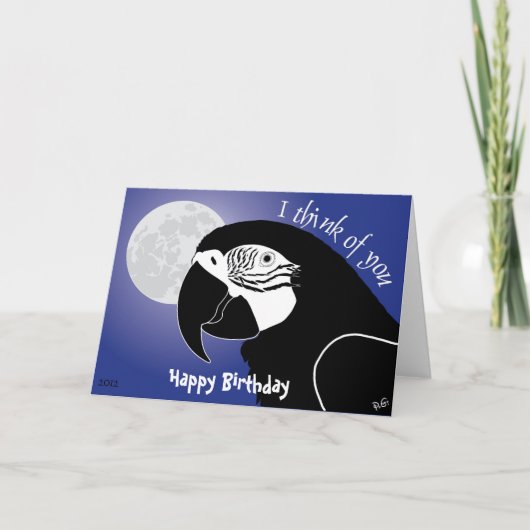 Happy Birthday カード (正面)