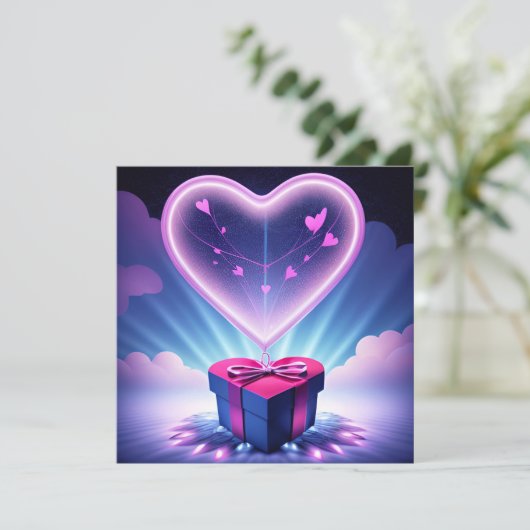 Happy Birthday カード (スタンド正面)