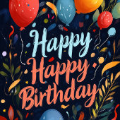Happy Birthday  カード