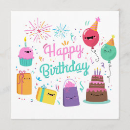 Happy Birthday カード