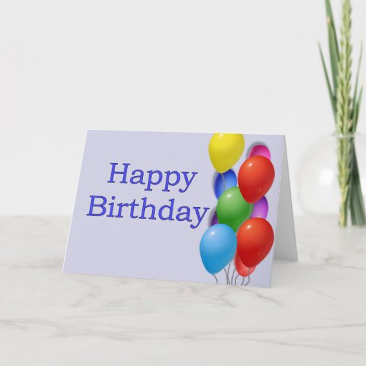 Happy Birthday カード (正面)