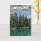 Happy Birthday カード (黄色い花)