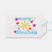 Happy Birthday  ギフトタグ (正面(横))