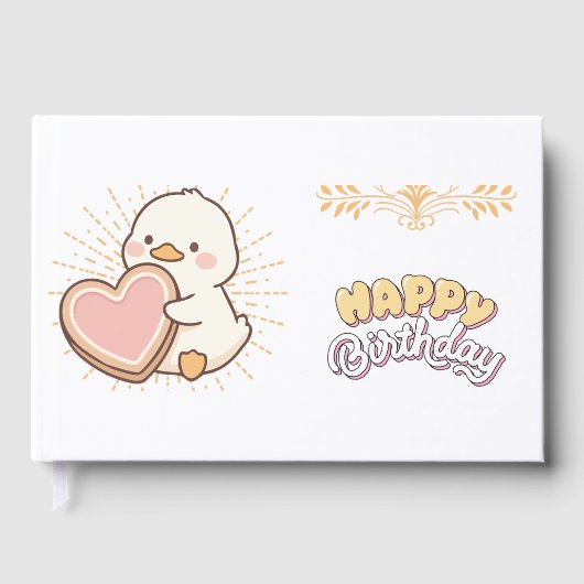 HAPPY BIRTHDAY  ゲストブック (正面)