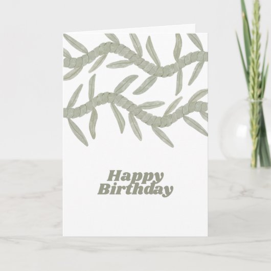 Happy Birthday サンキューカード (正面)