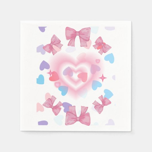 Happy Birthday スタンダードカクテルナプキン (正面)