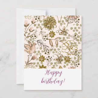 Happy birthday! ノートカード