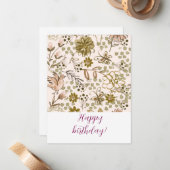 Happy birthday! ノートカード (正面/裏面インサイチュ)