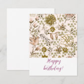 Happy birthday! ノートカード (正面/裏面)