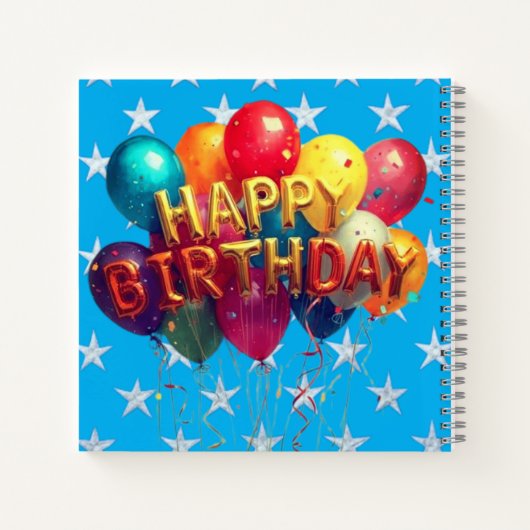 HAPPY BIRTHDAY ノートブック (裏面)